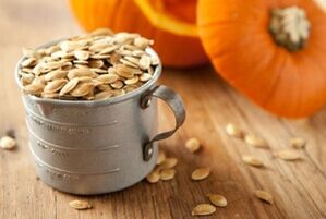 Pumpkin seeds to clean the body of parasites