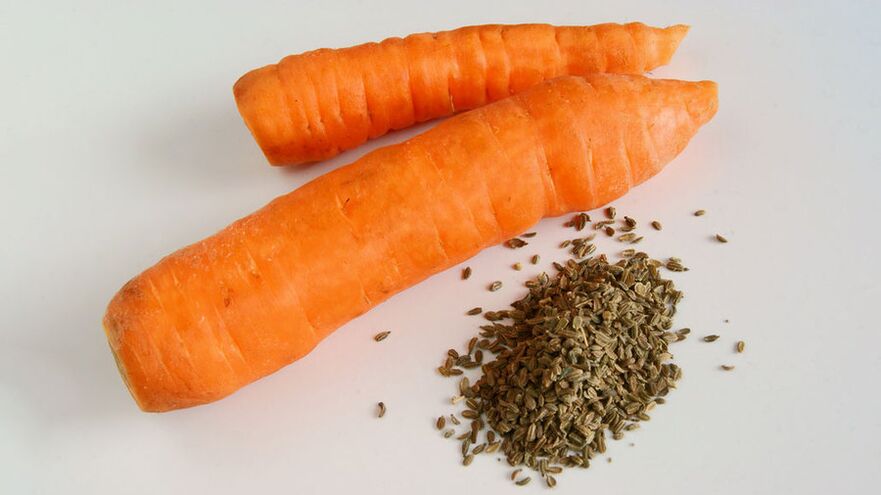 Carrot seeds help get rid of parasites at home