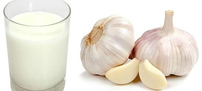 Garlic and milk will help you get rid of worms at home